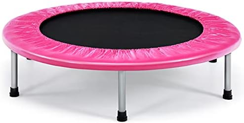 Giantex 36" Folding Mini Trampoline for Adults and Kids, Portable and Compact for Home Gym, Max Load 330lbs, Foldable |