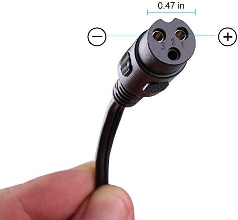 LotFancy 24V 1.5A Electric Scooter Charger for Razor | Replacement Battery Charger | Suitable for E100, E200, E300, E500