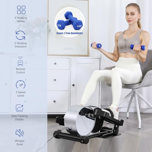 ANCHEER High-End Under Desk Elliptical Machine for Seniors
| ANCHEER Portable Mini Leg Exerciser While Sitting - No Noi - Image 4