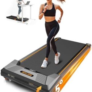BestGod Incline Under Desk Treadmill - Portable, |5HP, 330lbs Capacity, Perfect for Home and Office Use, Compact Design