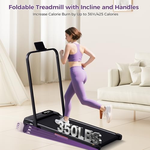 Under Desk Walking Pads Treadmill with Handle Bar and Incline Under Desk Walking Pads Treadmill for Home Exercise Adjust