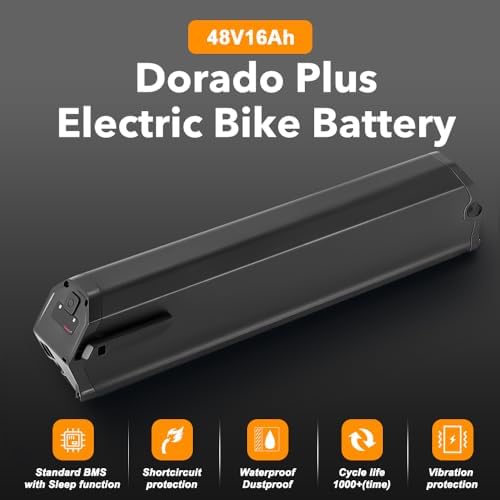 YOSE Power Retention Dorado Plus Ebike Battery 48V 16Ah for Aventon Pace 500 Compatible with NCM Moscow Magnumbikes Elec