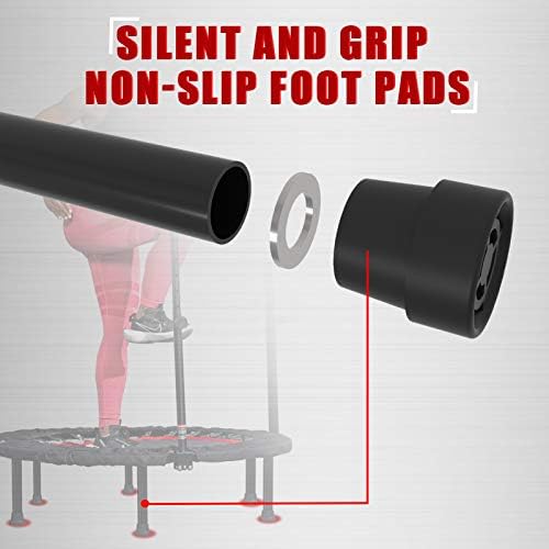 Kanchimi 48" Folding Mini Fitness Trampoline for Home Workout, Max Load 330lbs Kanchimi 40" Folding Mini Rebounder Tra