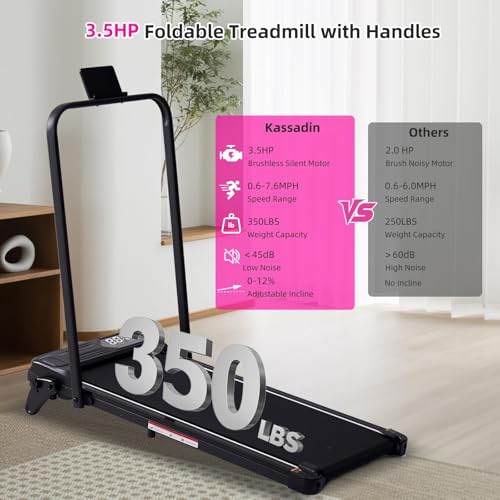 Portable Electric Walking Pad Treadmill for Home Office Lovers
| |5HP Foldable Treadmill with Adjustable Incline for Fi - Image 6