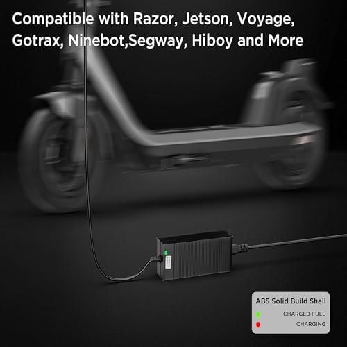 EVAPLUS UL Certified 5|6V Power Adapter for Electric Bike & Scooter, 48V Lithium Battery Charger, 1|0mm/0.47in Standard