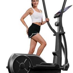 Elliptical Machine for Home Fitness Elliptical Exercise Machine Elliptical Training Machines with 8 Levels Resistance Si
