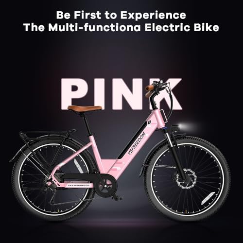 1000W/1500W Peak Electric Bike for Adults, Up to 80 Miles Range, UL Certified Ebike
| Removable Battery, 26/24'' UL Cer - Image 20