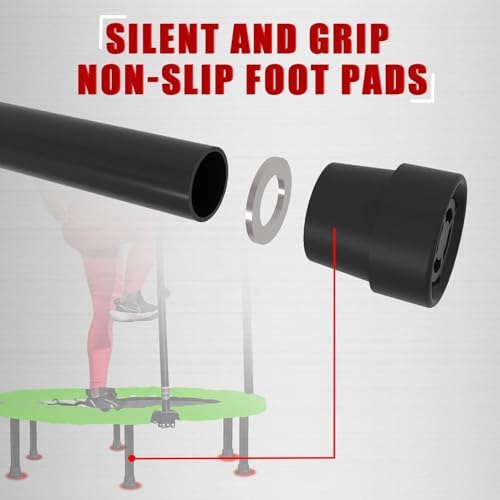 Kanchimi 48" Folding Mini Fitness Trampoline for Home Workout, Max Load 330lbs Kanchimi 40" Folding Mini Rebounder Tra