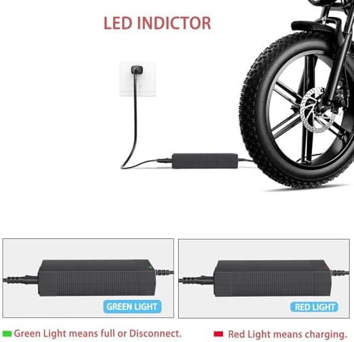 UL Certified 42V 2A Electric Scooter Charger | Compatible with Razor, Gotrax, Jetson | Sports Enthusiasts | Outdoor Fitn