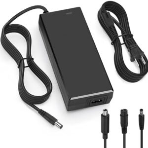 Hyleton UL Certified 5|6V 2A Fast Electric Bicycle Charger, Lithium Battery Scooter Charger, Three-in-one Plug, DC|5mm/|