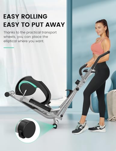 Hyper-quiet THERUN Elliptical Machine for Home Fitness Enthusiasts
| Compact THERUN Elliptical Trainer with 8 Levels of - Image 6