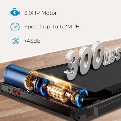 AoraPulse Portable Foldable Treadmill for Home Exercise | AoraPulse Small Folding Treadmill for Home Office Fitness | A