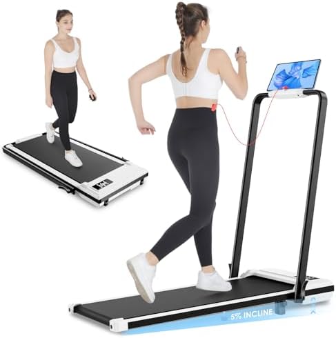 ANCHEER |0 HP Under Desk Folding Treadmill with Handles for Home Workout
| Portable 320 lbs Capacity Widened Belt Tread - Image 32