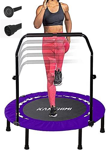 Kanchimi 48" Folding Mini Fitness Trampoline for Home Workout, Max Load 330lbs Kanchimi 40" Folding Mini Rebounder Tra