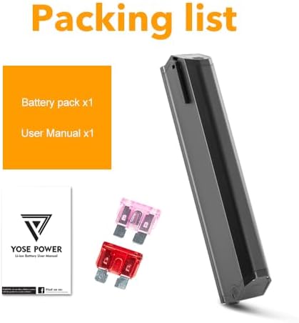 YOSE Power Retention Dorado Plus Ebike Battery 48V 16Ah for Aventon Pace 500 Compatible with NCM Moscow Magnumbikes Elec