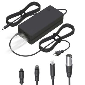 5|6V 2A Universal Electric Bike Charger Compatible with 48V Lithium Battery - Perfect for Ebike, One Wheel, and Electri