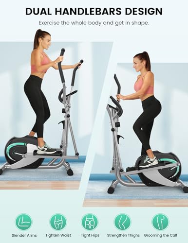Hyper-quiet THERUN Elliptical Machine for Home Fitness Enthusiasts
| Compact THERUN Elliptical Trainer with 8 Levels of - Image 5