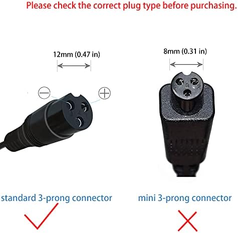 LIANSUM 24V 1.5A Replace Charger Razor MX350 Motorcycle Battery, E100 E200 E300, MX400 Dirt Rocket Adapter LIANSUM 24V