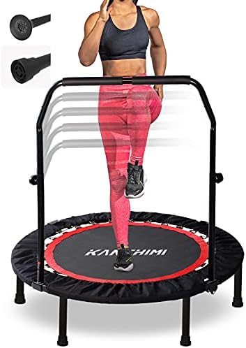 Kanchimi 48" Folding Mini Fitness Trampoline for Home Workout, Max Load 330lbs Kanchimi 40" Folding Mini Rebounder Tra