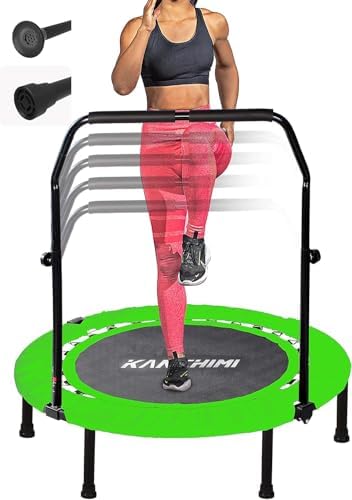 Kanchimi 48" Folding Mini Fitness Trampoline for Home Workout, Max Load 330lbs Kanchimi 40" Folding Mini Rebounder Tra