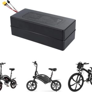 10ah 36V Ebike Battery, 216Wh Conversion Kit for Electric Bikes, 100W to 250W Motor Compatible (Black) | 10ah Ebike Bat