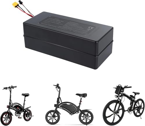 10ah 36V Ebike Battery, 216Wh Conversion Kit for Electric Bikes, 100W to 250W Motor Compatible (Black) | 10ah Ebike Bat