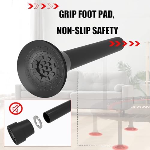 Kanchimi 48" Folding Mini Fitness Trampoline for Home Workout, Max Load 330lbs Kanchimi 40" Folding Mini Rebounder Tra