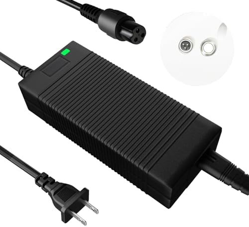 EVAPLUS UL Certified 5|6V Power Adapter for Electric Bike & Scooter, 48V Lithium Battery Charger, 1|0mm/0.47in Standard