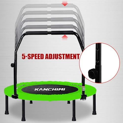 Kanchimi 48" Folding Mini Fitness Trampoline for Home Workout, Max Load 330lbs Kanchimi 40" Folding Mini Rebounder Tra