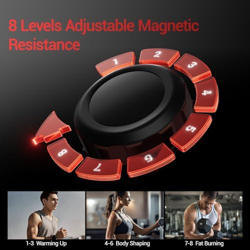 Elliptical Machine for Home Fitness Elliptical Exercise Machine Elliptical Training Machines with 8 Levels Resistance Si
