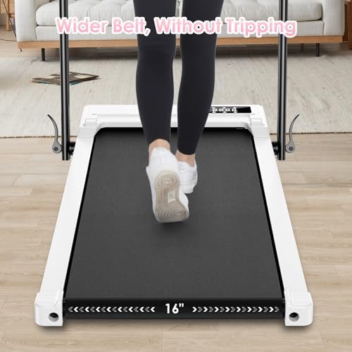 ANCHEER 7.5MPH Under Desk Treadmill for Home/Gym/Office | ANCHEER 2s Folding Compact Treadmill with Incline and LED Tou