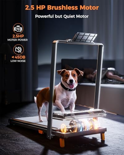 BestGod Incline Under Desk Treadmill - Portable, |5HP, 330lbs Capacity, Perfect for Home and Office Use, Compact Design - Image 15