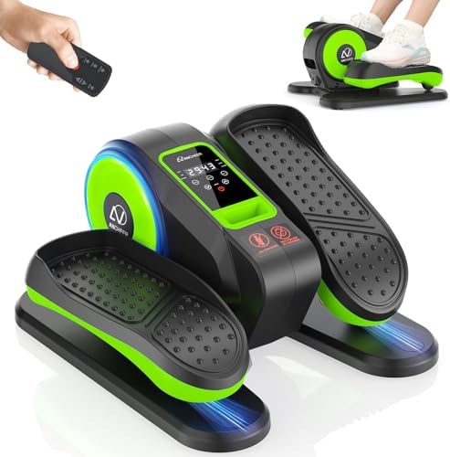 ANCHEER Electric Leg Exerciser While Sitting, Senior Exercise Machine, Fully Assembled 12-Speed Motorized Elliptical Leg