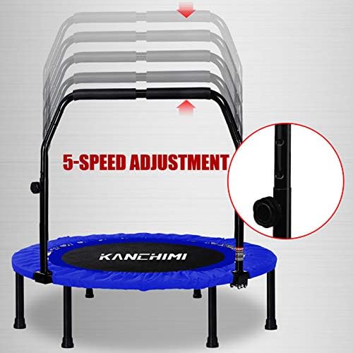 Kanchimi 48" Folding Mini Fitness Trampoline for Home Workout, Max Load 330lbs Kanchimi 40" Folding Mini Rebounder Tra