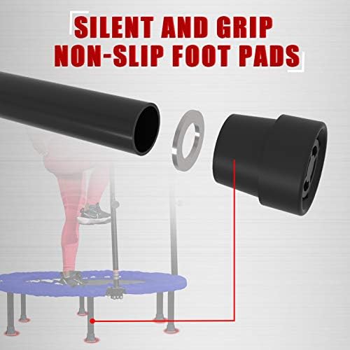 Kanchimi 48" Folding Mini Fitness Trampoline for Home Workout, Max Load 330lbs Kanchimi 40" Folding Mini Rebounder Tra