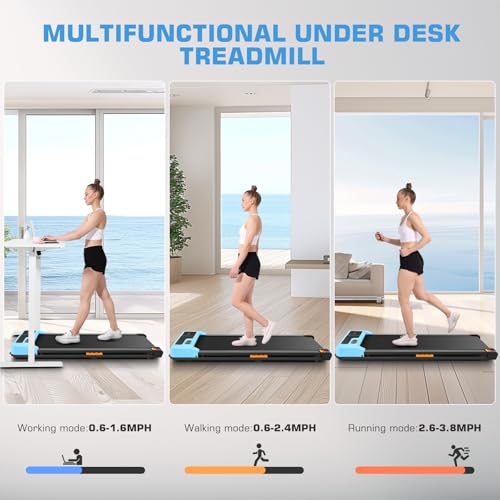 ANCHEER 300LBS Capacity Compact Treadmills for Home Exercise
| ANCHEER |5HP Portable Walking Pad Treadmill with Remote - Image 5