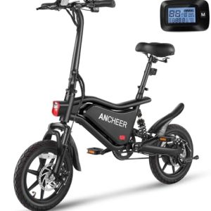 ANCHEER 14" Folding Electric Bike for Adults ANCHEER 14" Folding Electric Bike 500W Peak Power ANCHEER 14" Folding Elect