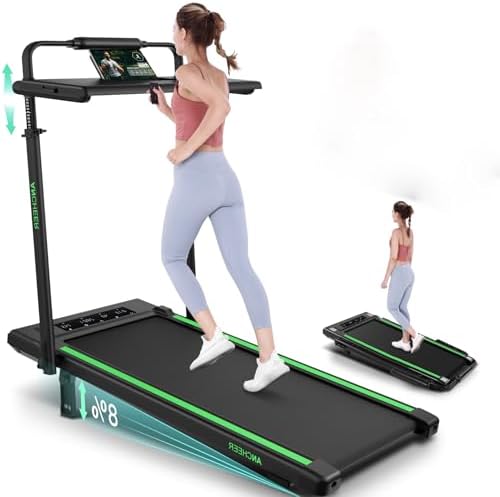 ANCHEER Under Desk Treadmill with 12% Incline for Home Workout | ANCHEER Adjustable Height Walking Pad Treadmill with D