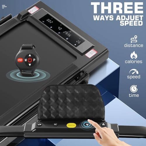 ANCHEER |0 HP Under Desk Folding Treadmill with Handles for Home Workout
| Portable 320 lbs Capacity Widened Belt Tread - Image 71