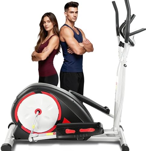 ANCHEER Hyper-Quiet Magnetic Elliptical Machine for Home Fitness Lovers | ANCHEER Elliptical Trainer Machine with 500LB