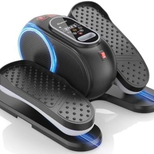 ANCHEER 24-in-1 Under Desk Elliptical Machine for Home Office Workers | ANCHEER Quiet Compact Elliptical Leg Exerciser