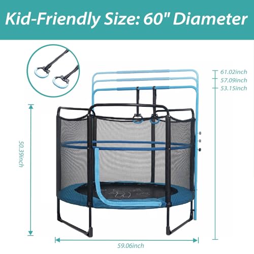 Skywalker 60" Kids Trampoline with Enclosure Net for Ages 3-6 - Image 2