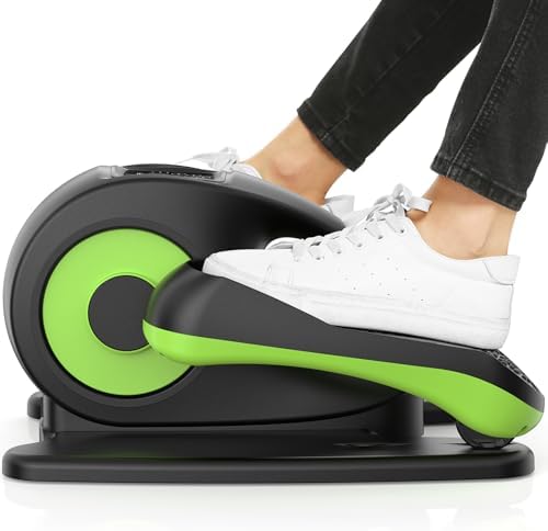 ANCHEER Electric Elliptical Leg Exerciser for Seniors Adults at Desk | Quiet Portable Seated Foot Pedal Exerciser with