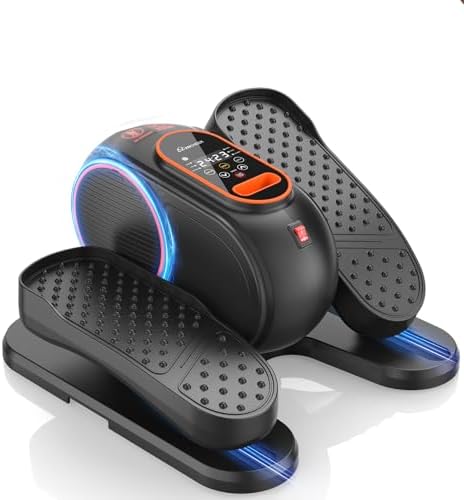 ANCHEER 24-in-1 Under Desk Elliptical Machine for Home Office Workers | ANCHEER Quiet Compact Elliptical Leg Exerciser