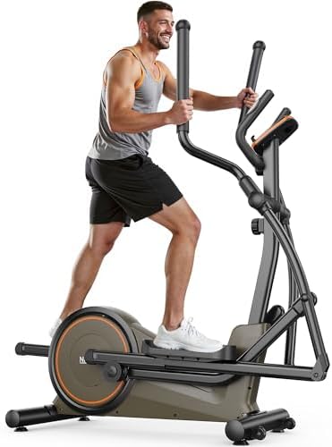 Niceday Hyper-Quiet Elliptical Machine for Home Exercise | Niceday 15.5IN & 20IN Stride Elliptical Trainer for Home | N