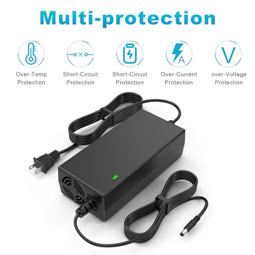 7-in-1 Universal Charger for 13S Li-ion & Scooter Batteries - Fast Charging, 48 Volt, 5|6V 2A Output - Overload/Short-C - Image 4