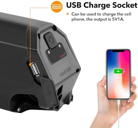 YOSE Power Retention Dorado Plus Ebike Battery 48V 16Ah for Aventon Pace 500 Compatible with NCM Moscow Magnumbikes Elec