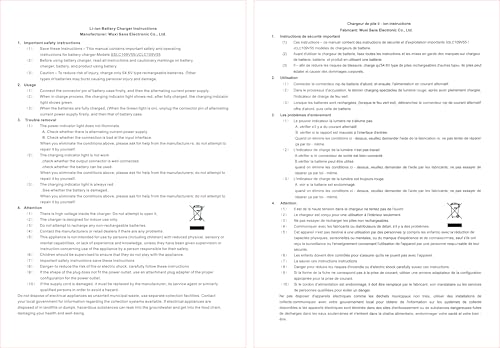 Syvrac 48-5|6V 2A Electric Bike Charger for Lithium Battery Riders
| Syvrac 48V 2A Lithium Battery Charger for Electric - Image 6