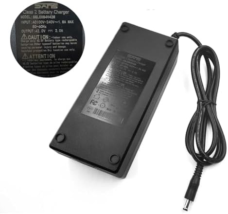 SANS 36V Lithium Battery Charger Output 42V 2A for Electric Bike Scooter Wheel Batteries (DC|1 Connector) SANS 36V Lit