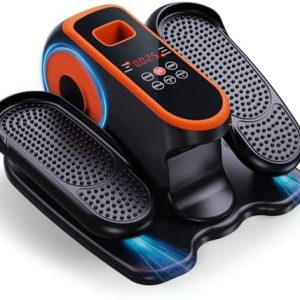 Quiet Seated Elliptical Machine for Seniors | Electric Leg Exerciser While Sitting Under Desk | Portable Seated Pedal E